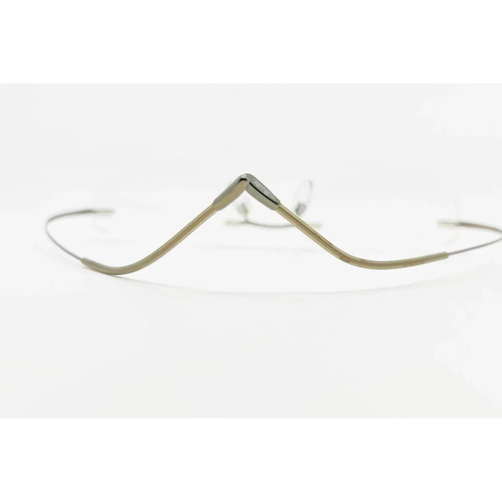 Silhouette Rimless Eyeglasses Mens Purple Titanium Minimalist Frame 45324